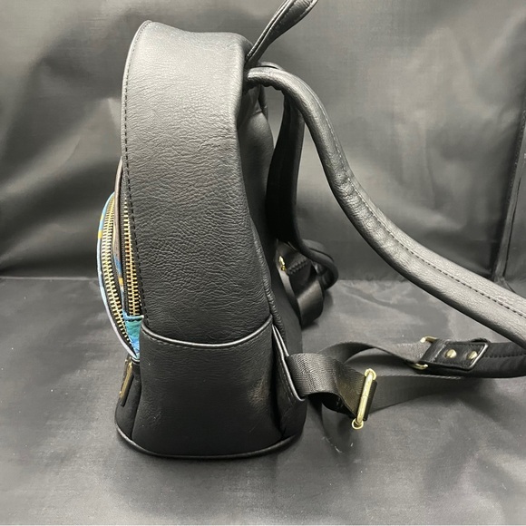Loungefly Disney Princess Black Multi-Color Backpack - Picture 3 of 8